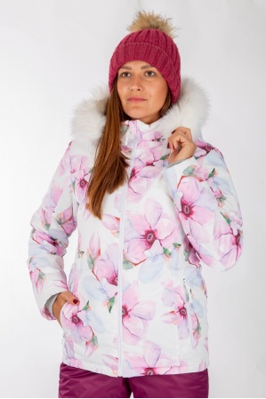 картинка Зимний женский костюм М-165 (белый/розовый/бордо) от магазина ООО «СПОРТЛИНК»