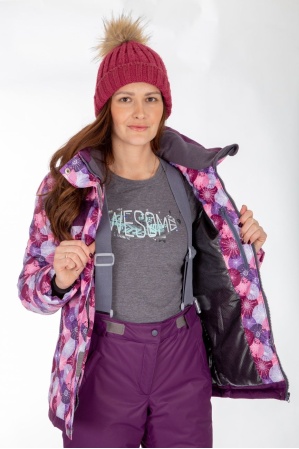 картинка Зимний женский костюм из мембранной ткани М-133 (бордо/розовый/фиолет)  от магазина ООО «СПОРТЛИНК»