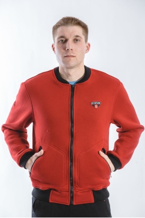 картинка Куртка - бомбер мужская (красный) М-30 от магазина ООО «СПОРТЛИНК»
